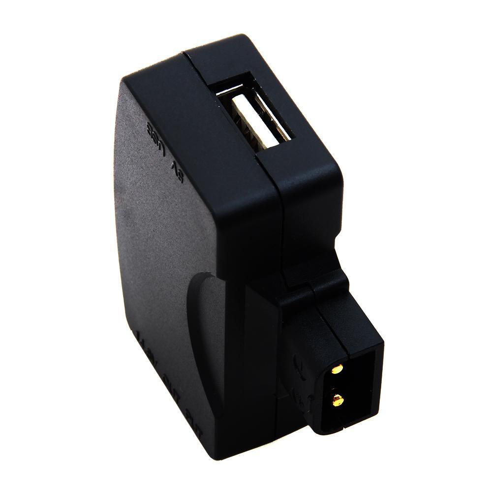 2X D-Tap P-Tap to USB Adapter 5V for V-Mount Camera Battery(Dtap to USB
