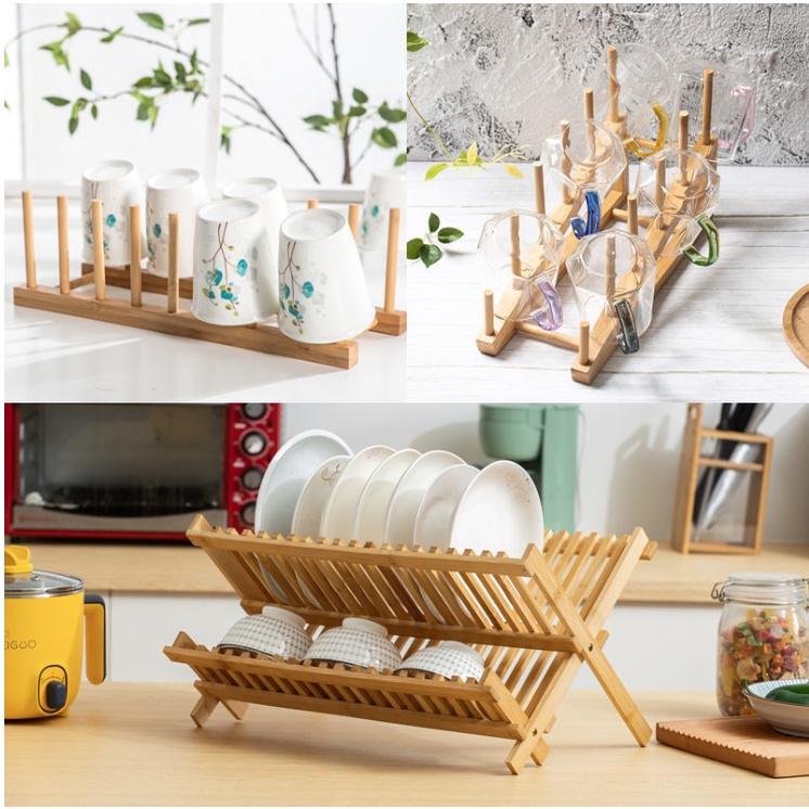 Giá Kệ Để Bát, Đĩa Bằng Gỗ Tre
Thiết Kế Tinh Tế Có Thể Gấp Gọn