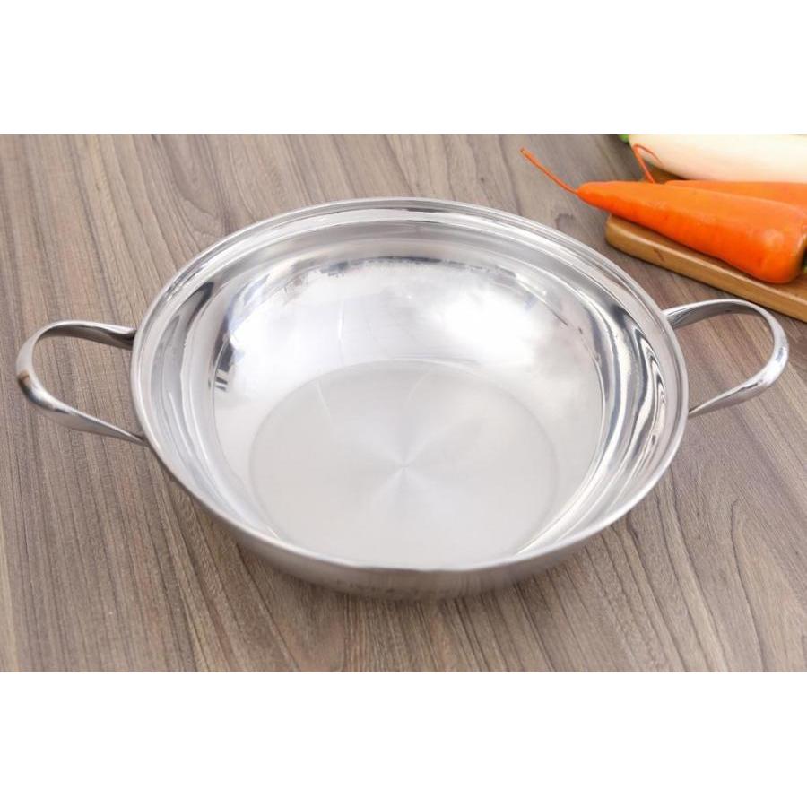 Chảo Xào Inox 3 Đáy Nắp Kính 26cm Fivestar W26-3DG - Hàng Chính Hãng