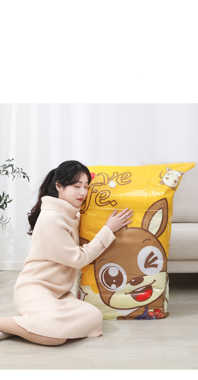 Bộ 4 Túi Hút Chân Không Size 50x40cm 100x80cm LOVE LIFE tặng máy hút chân không 220V