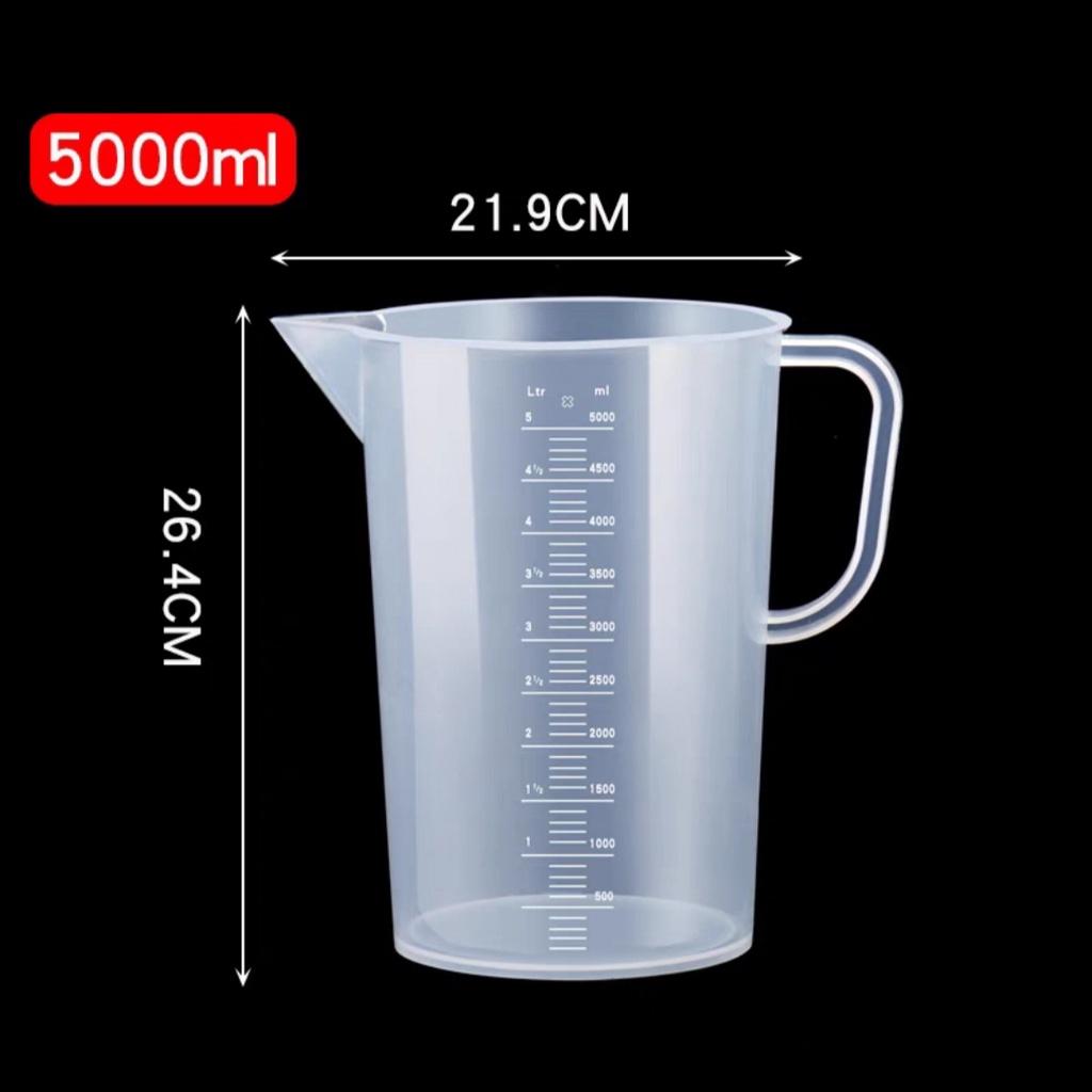 Ca đong nhựa có vạch chia định lượng 1000ml 2000ml 3000ml 5000ml