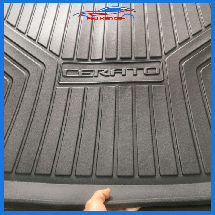 Thảm nhựa lót cốp Cerato 2019-2020-2021-2022 nhựa dẻo dày dặn đàn hồi tốt