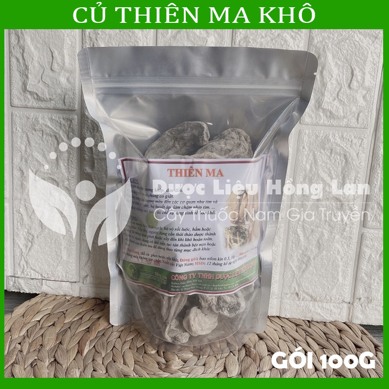 100G Củ Thiên Ma khô sạch loại 1