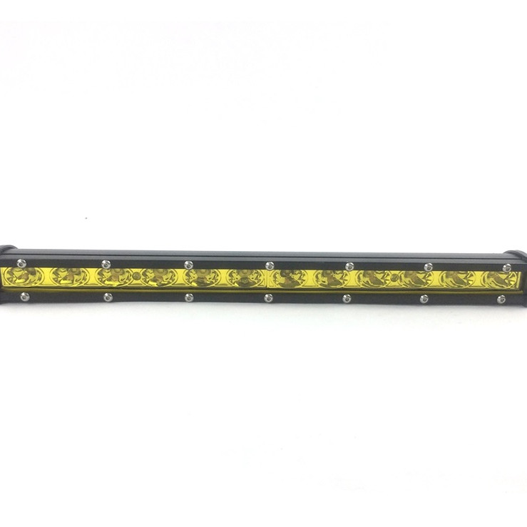 Đèn pha LED bar 12 bóng dài dành cho ôtô (ánh sáng vàng)