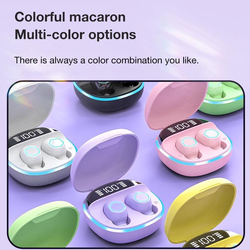 2022 Tai nghe không dây M13 TWS mới, chống nước, với màn hình LED nguồn,Bluetooth 5.0,với micrô