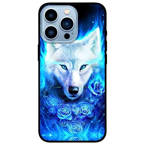 Ốp lưng dành cho Iphone 13 Mini - Iphone 13 - Iphone 13 Pro - Iphone 13 Pro Max - Sói Trắng