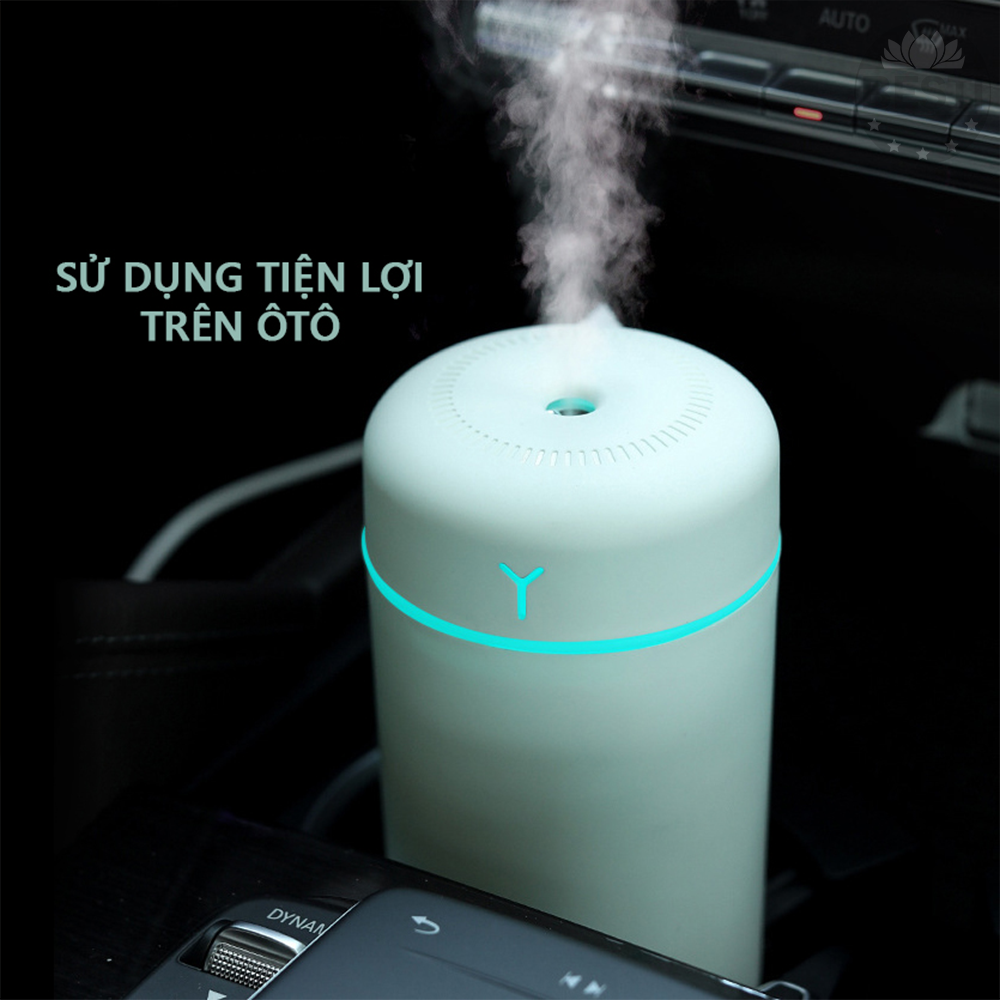 Máy Phun Sương Besti BTY01 Cao Cấp - Tạo Ẩm Không Khí Và Giữ Ẩm Da 420ml - Thiết Kế Nhỏ Gọn, Không Gây Tiếng Ồn - Máy Tạo Ẩm Không Gian Thư Giãn Tích Hợp Đèn Ngủ RGB Nhiều Màu Để Bàn Tiện Lợi, Có Chế Độ Tự Ngắt Khi Hết Nước - Hàng Chính Hãng - Màu Trắng
