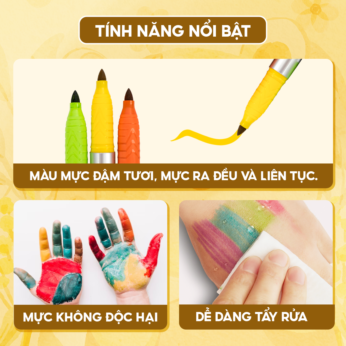 Bút lông dầu mỹ thuật Thiên Long Colokit PM-C01