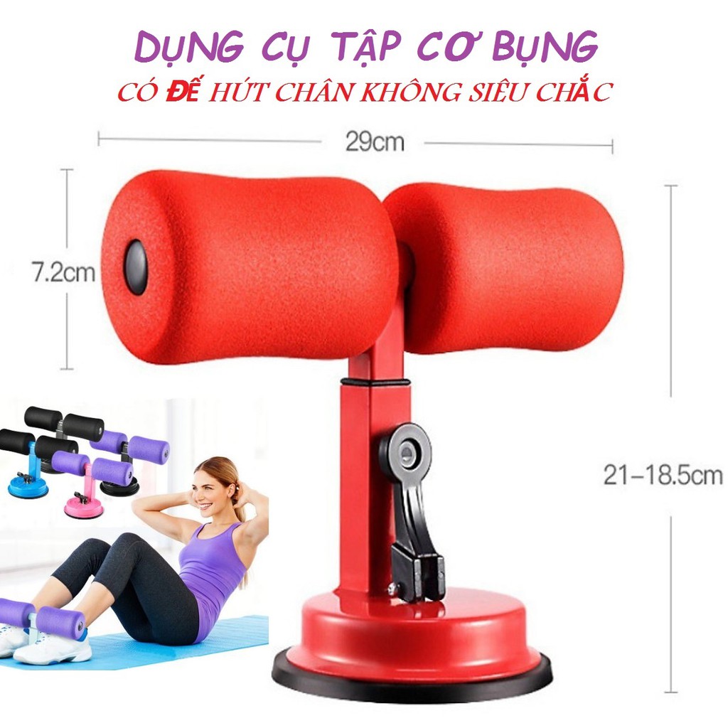 Bộ Dụng Cụ Tập Luyện Tại Nhà Gồm Trụ Hút Chân Không Tập Cơ Bụng Và Kiềm Bóp Tập Cơ Tay - HENRYSA ( Giao màu ngẫu nhiên)