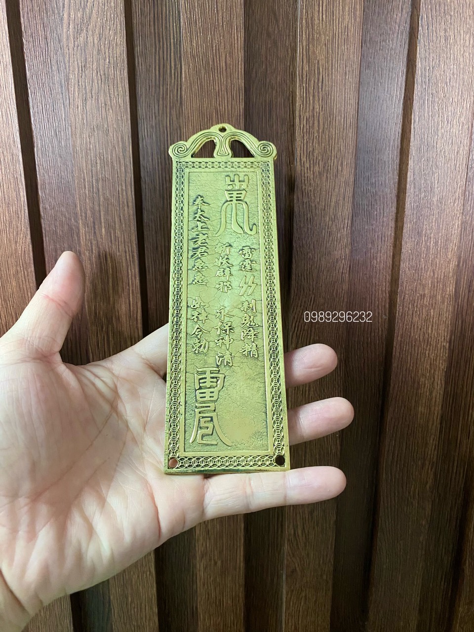 Kim bài Thiên Quan Tứ Phước Phúc đồng nguyên chất