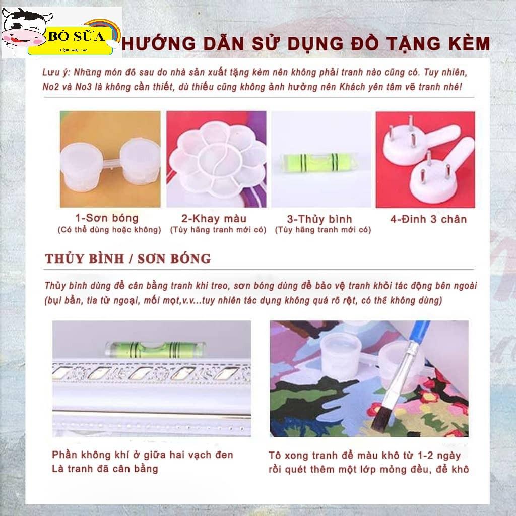 Khung dày 2.5cm Tranh sơn dầu số hóa mã TT0645 tranh trừu tượng size 40x50cm đã căng khung và đầy đủ phụ kiện