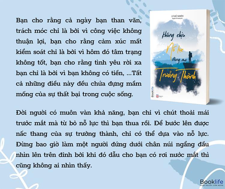 Không Chịu Nỗ Lực Đừng Mơ Trưởng Thành - Bản Quyền