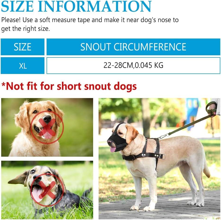 Rọ mõm chó trung bình, Rọ mõm chó, Rọ mõm chó khóa dán, Rọ mõm chó dạng lưới, Vòng miệng tránh cắn, sủa và ăn