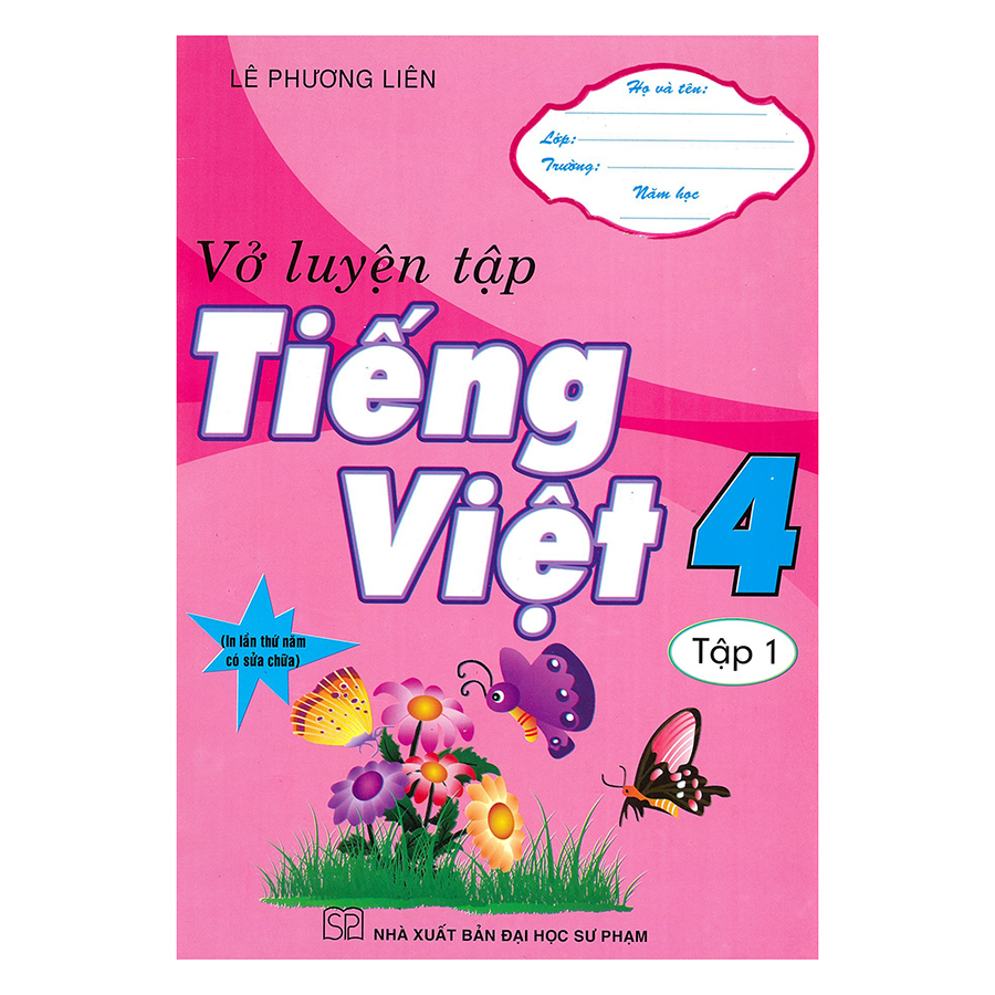 Vở Luyện Tập Tiếng Việt 4 Tập 1