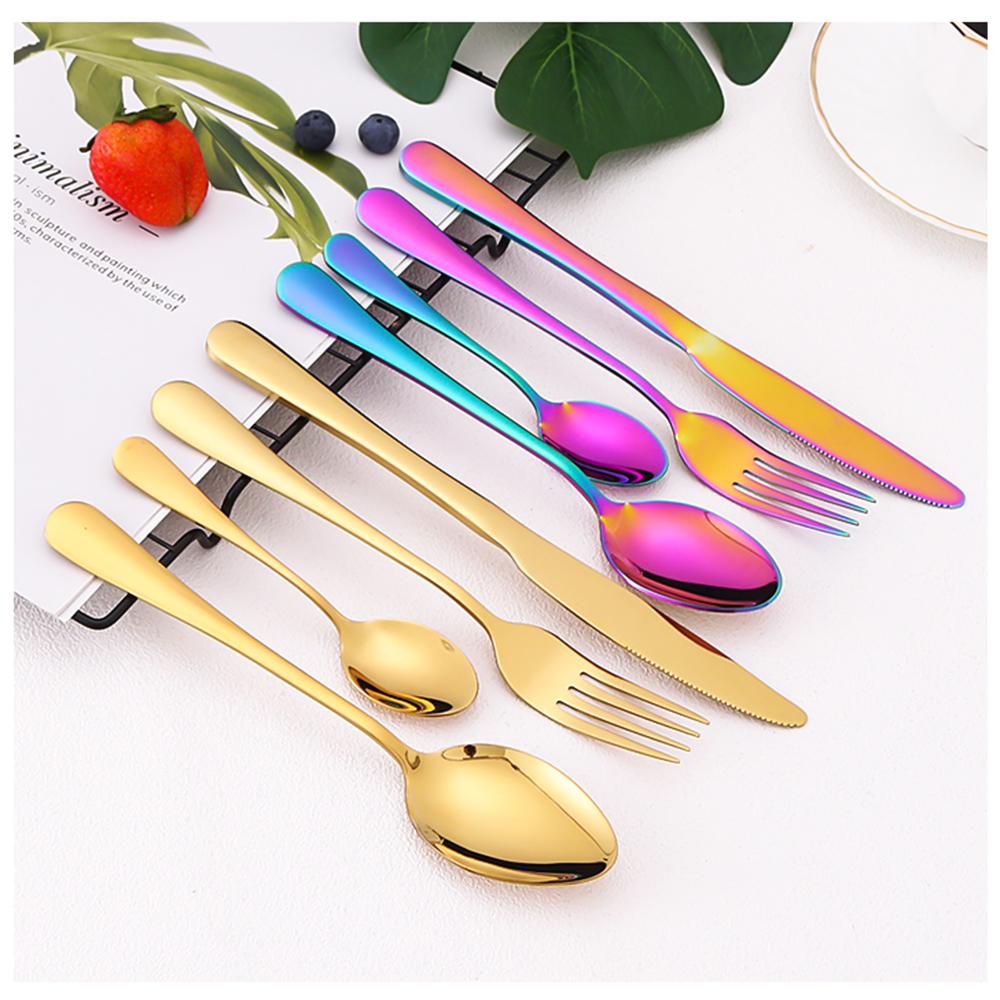 Bộ Đồ Ăn Bằng Thép Không Gỉ 24 Món Với Hộp Đựng Cao Cấp