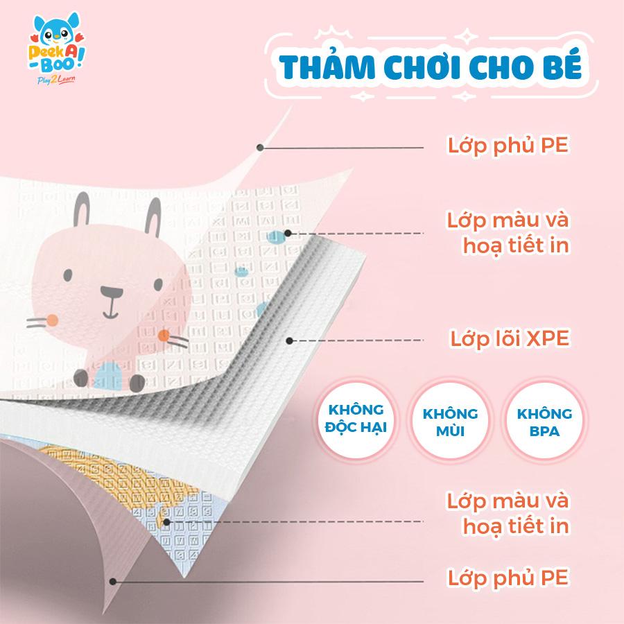 Thảm Chơi Cho Bé 180X150X1 Cm PEEK A BOO FA02