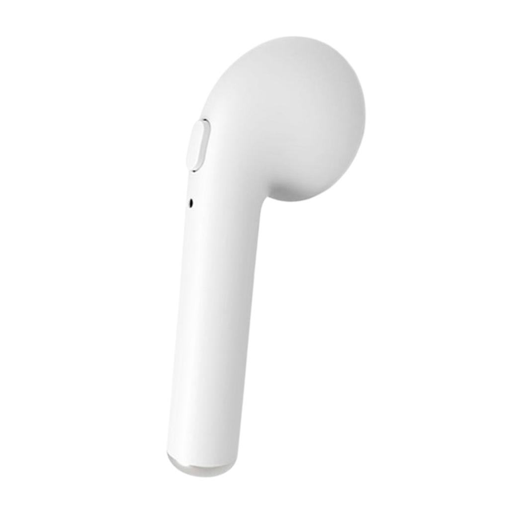 I7s Bluetooth Earphone Sport Mini True Wireless Earbuds single ear White