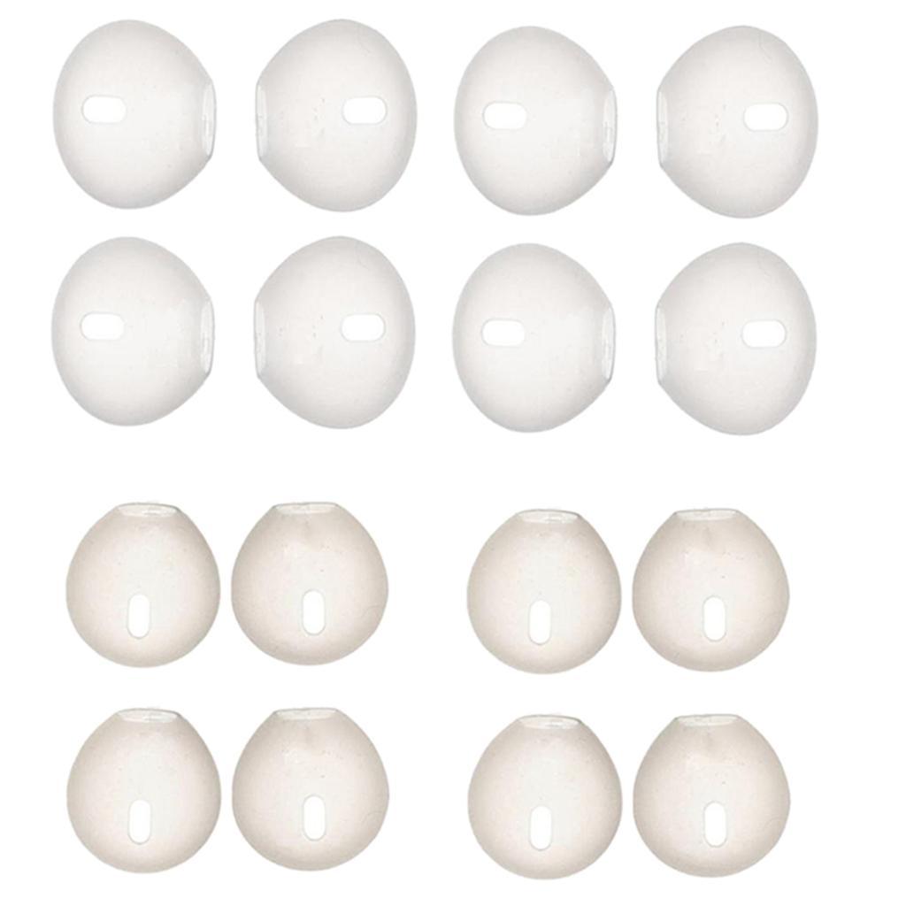 4 Pairs XReplacement Silicone Gel Ear Tips Buds In-ear Earphone Eartips