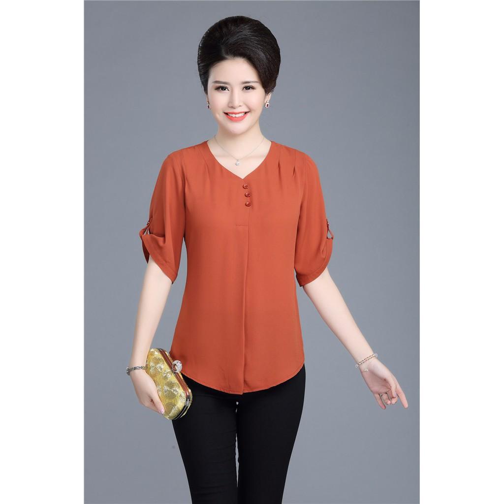 TK196N-ÁO VOAN TAY LỠ QUÝ CÔ S-6XL