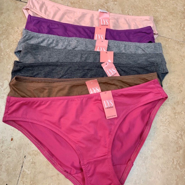 COMBO 5 QUẦN LÓT NỮ COTTON / THUN LẠNH HỌA TIẾT LYS (HÀNG XƯỞNG THANH LÝ)