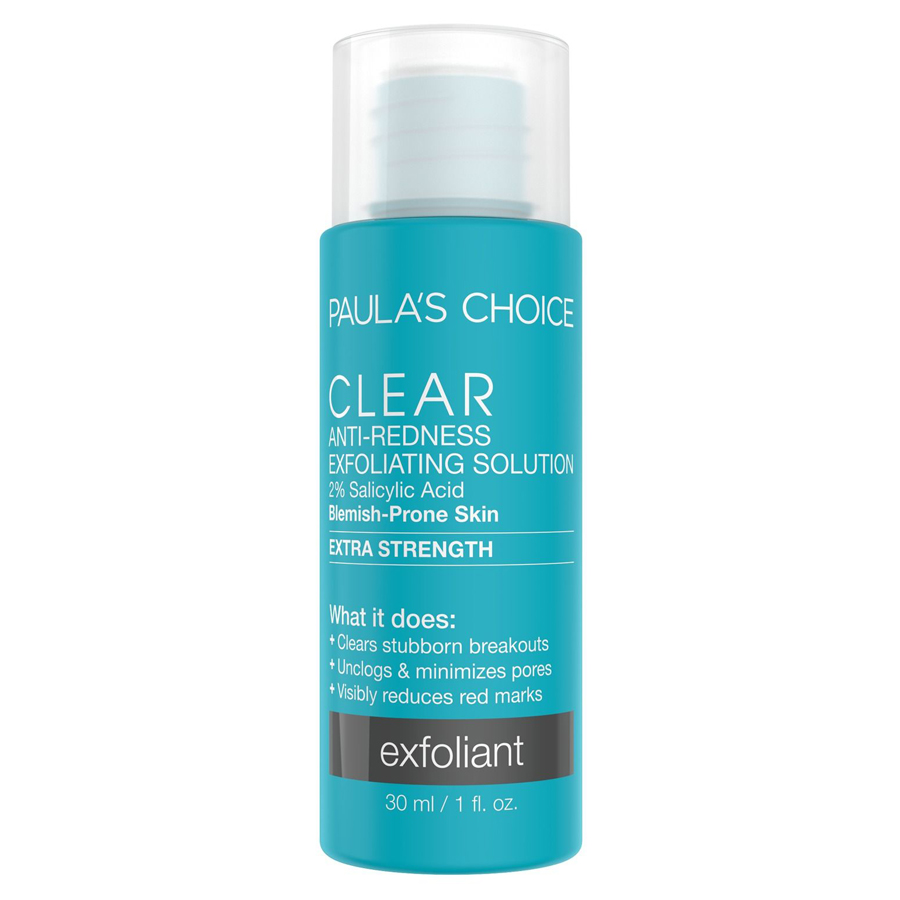 Toner Hỗ Trợ Điều Trị Mụn, Tẩy Da Chết Chuyên Sâu Paula's Choice Clear Extra Strength Anti-Redness Exfoliating Solution (30ml)