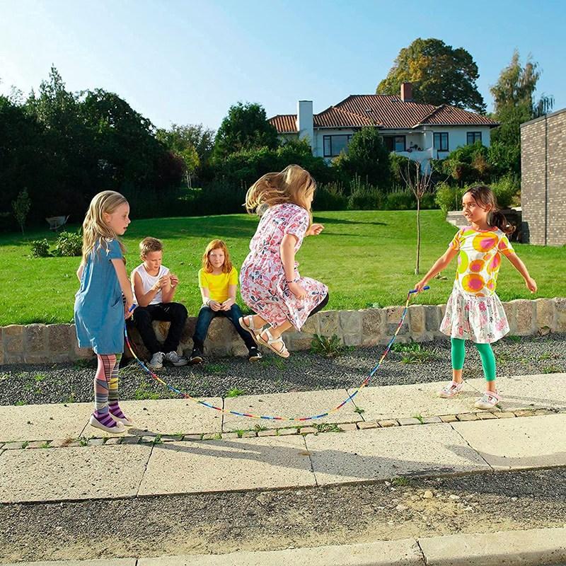 2 Bộ Đôi Người Hà Lan Nhảy Dây Dài 5M Dây Nhảy DIY Nhảy Dây Thích Hợp Cho Trẻ Em Và Người Lớn