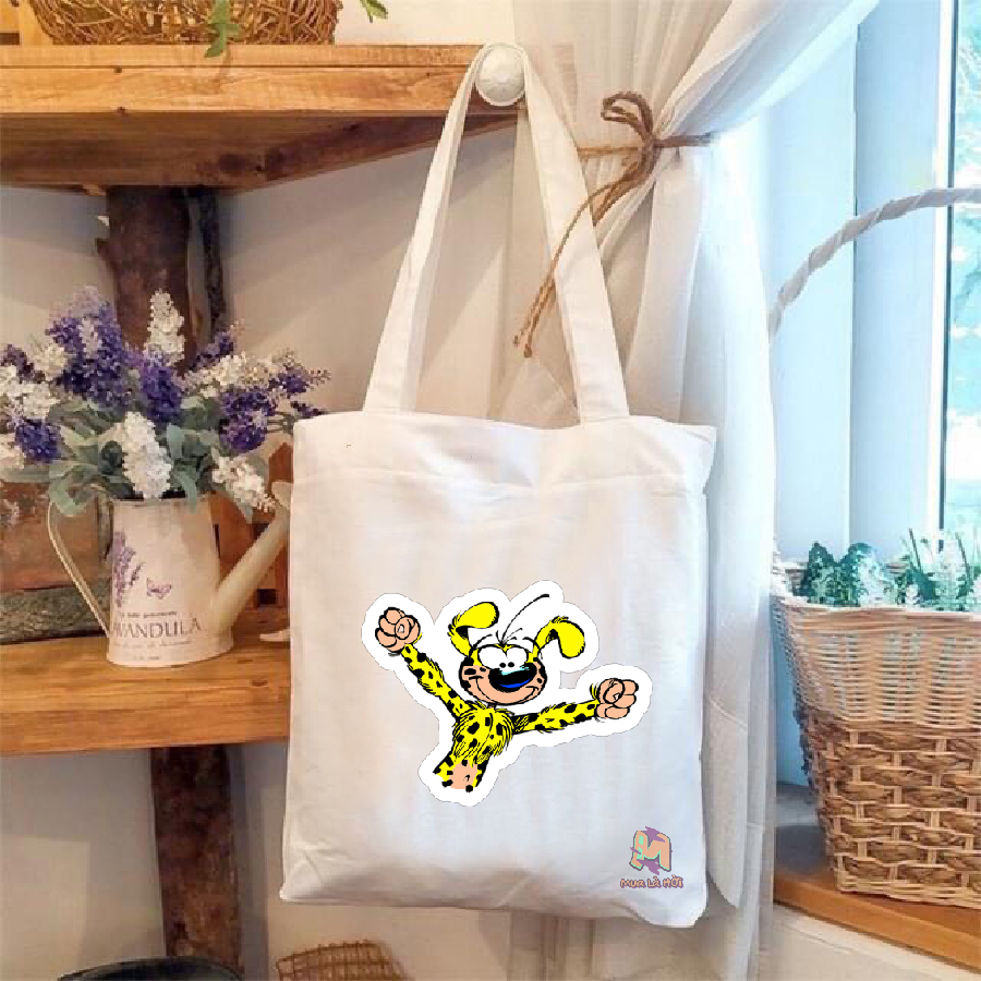 Túi Tote in hình chủ đề Marsupilami