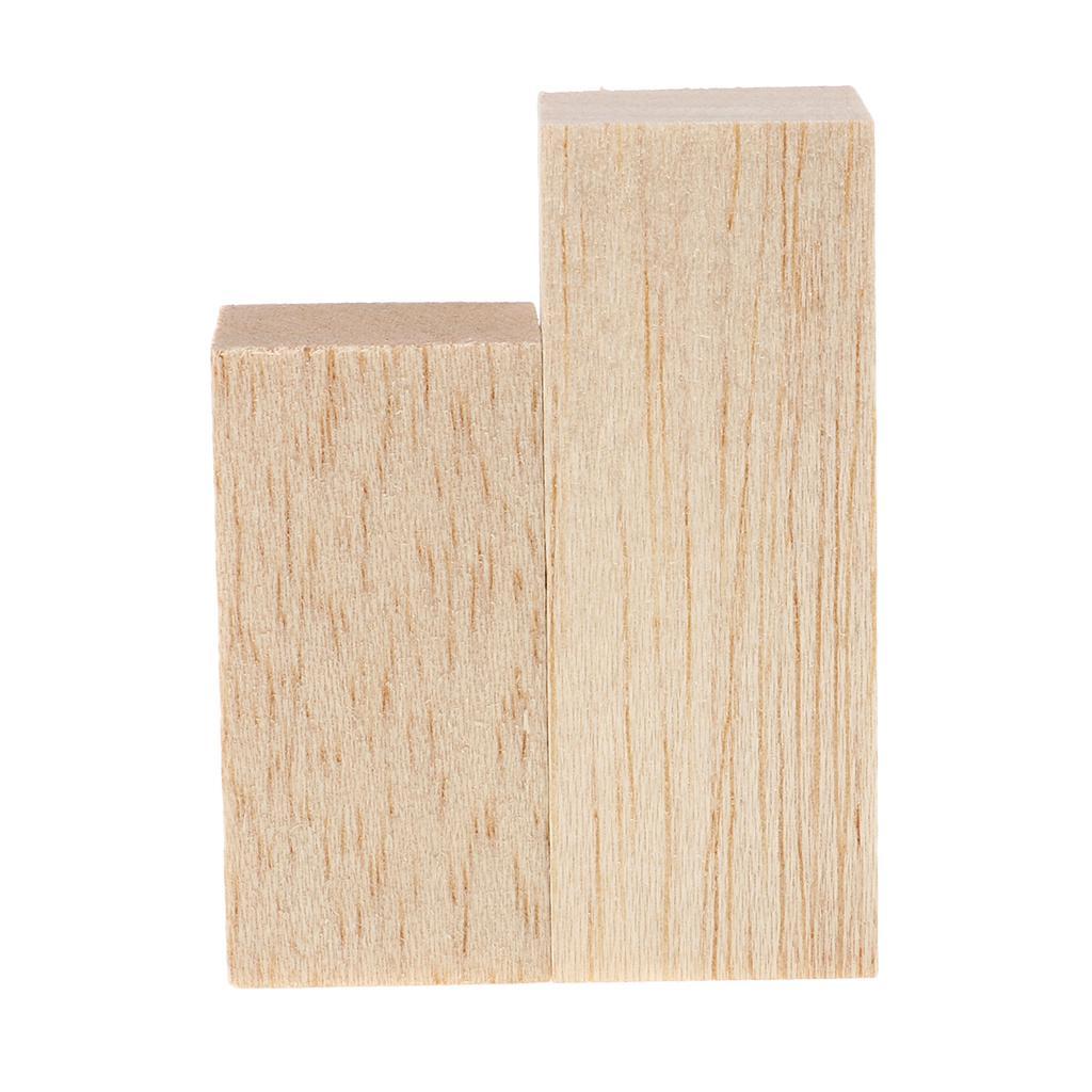 25 Pieces Handmade Mini Cube Wooden Blocks Building Blocks for Crafts Or Children's Toys