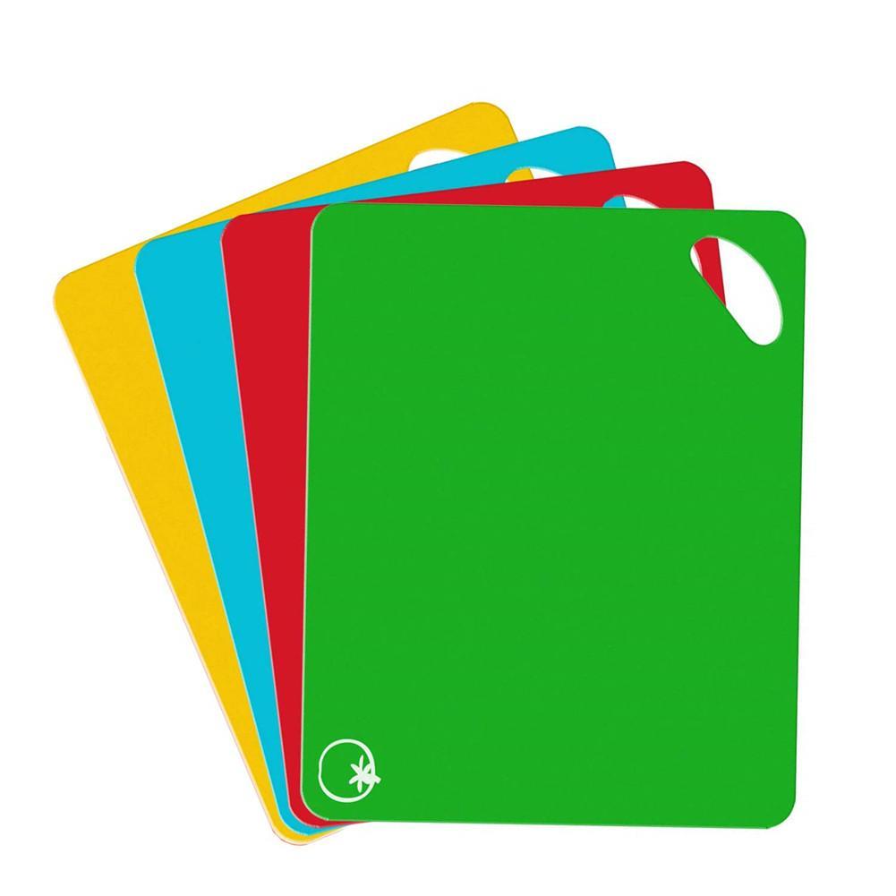 6 Cái/bộ Nhựa Bếp Thớt Thảm Bộ Chống Trơn Trượt Bàn Cắt An Toàn Khi Rửa 6 Màu Cho Vật Dụng Nhà Bếp