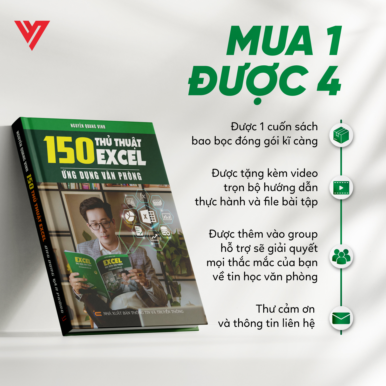 Combo 3 Sách Power Query & Power Pivot, 150 Thủ Thuật Và Excel Cơ Bản Đến Nâng Cao Kèm Video Khóa Học