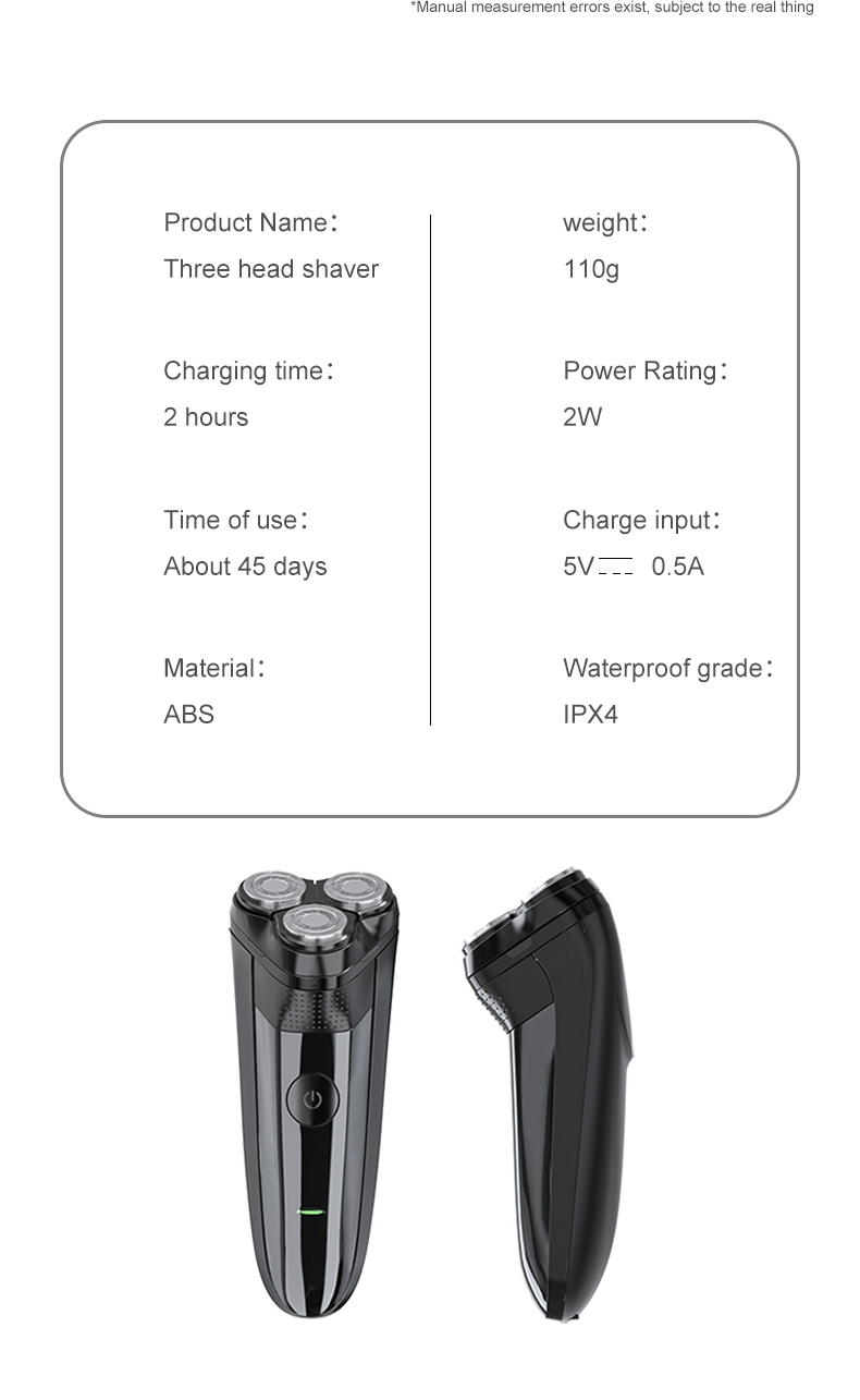Máy Cạo Râu Điện 3D Chống Nước Máy Cạo Râu Khô Và Ướt Pin Sạc Trâu [ Sản Phẩm Độc Quyền Tại Shop ]