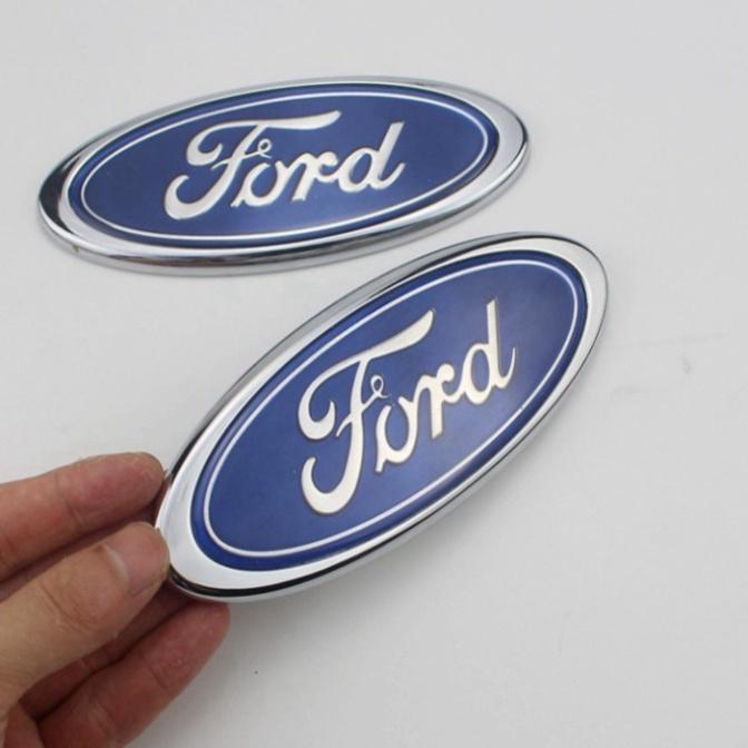 Logo biểu tượng sau xe ô tô Ford Kích thước 15x6cm KLJ15