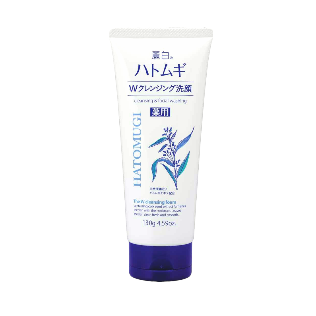 Sữa Rửa Mặt Hatomugi Facial Foam Dưỡng Ẩm Và Ngừa Mụn Chiết Xuất Hạt Ý Dĩ (Tuýp 170g)