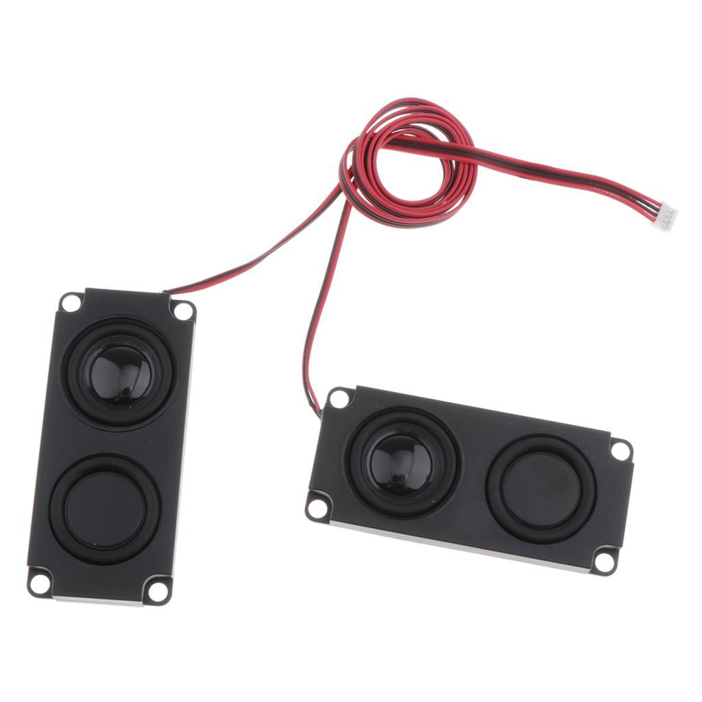 2xReplacement Loudspeaker Black Audio Horn Speaker 5W for TV LCD Monitor
