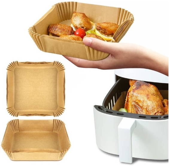 Set 50 Giấy Lót Nồi Chiên Không Dầu Hình Vuông Không Dính GD724-DianenV20