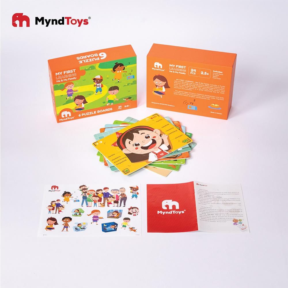 Bộ ghép hình Myndtoys cho bé từ 2 tuổi rèn luyện tư duy và rất nhiều kỹ năng quan trọng