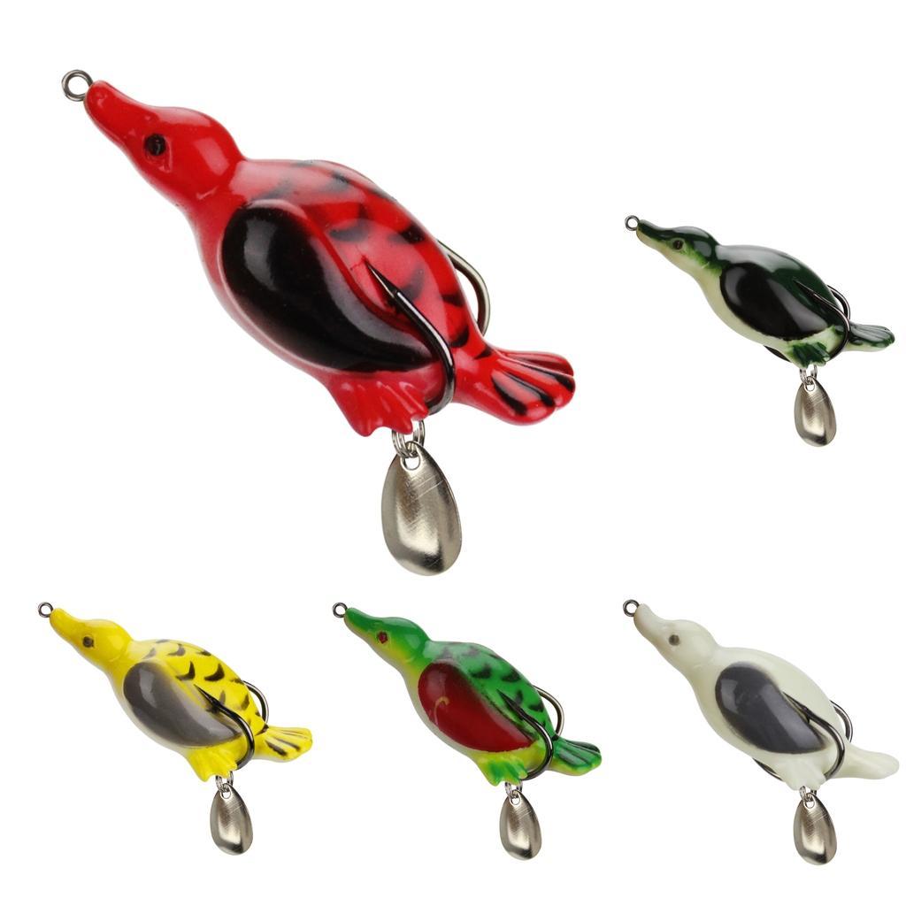 3D Duck Duck Baits with Double Hooks
