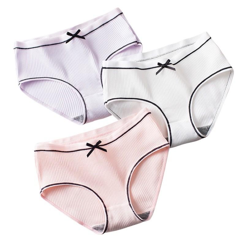 Set 10 Quần lót hàng Quảng Châu Vải cotton mềm mịn thoát khí