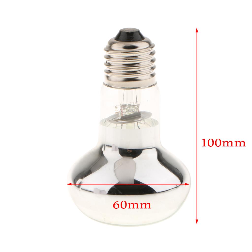 Reptile Brooder UVA Heating Lamp Bulb Lightbulb for Frog Snake Lizard Dragon E27, Heating Lamp