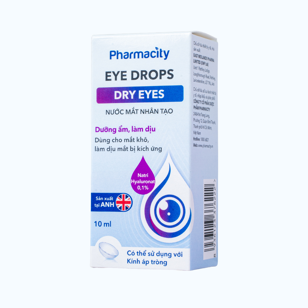 Nước mắt nhân tạo Pharmacity Dry Eyes (10ml)