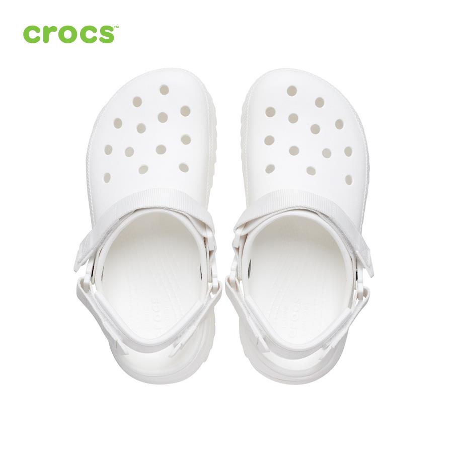 Giày lười unisex Crocs FW Classic Clog U Hiker Whi/Whi - 206772-143