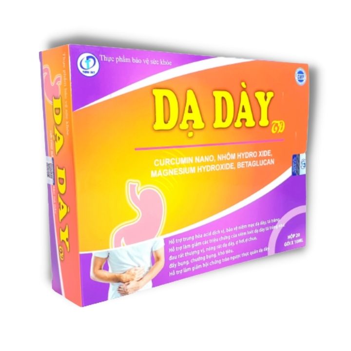 Gói uống Dạ Dày TD - Hỗ trợ giảm các triệu chứng của viêm loét dạ dày, hội chứng trào ngược thực quản dạ dày