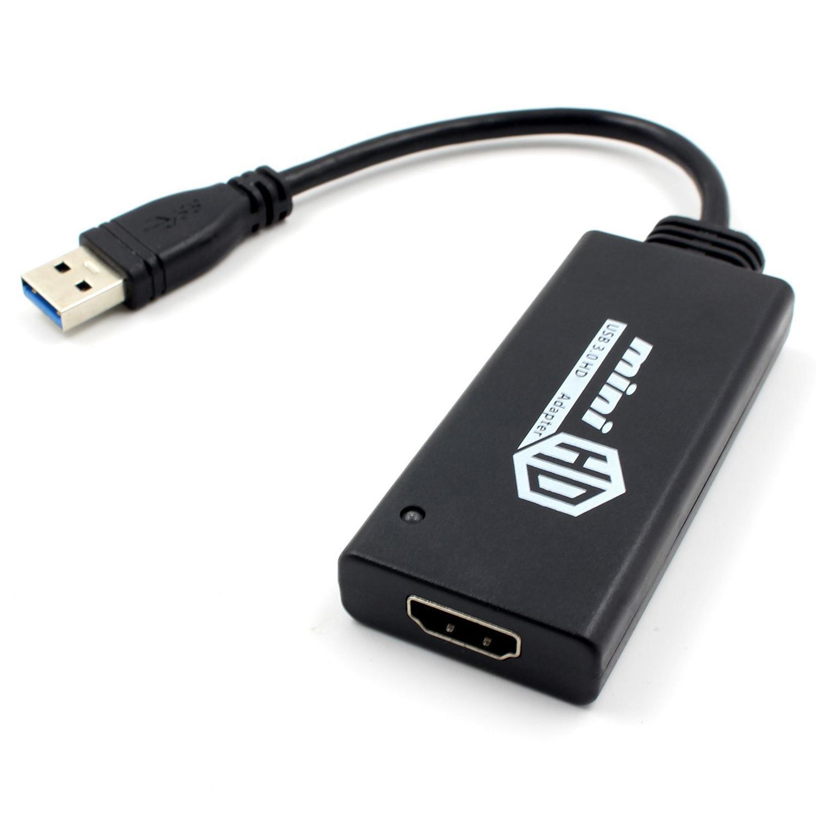 Bộ chuyển đổi cáp video 1080P Mini USB 3.0 sang HD Converter cho PC TV màn hình
