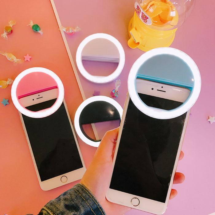 Dụng Cụ Selfie Ring Light Xanh Dương