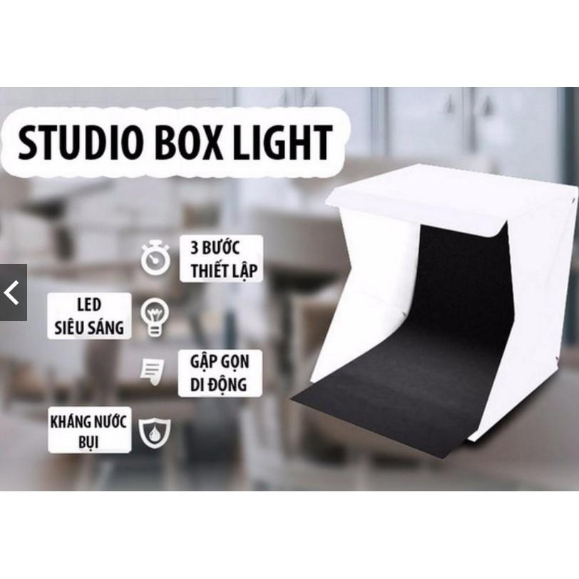 Hộp đèn Studio chụp ảnh sản phẩm Light room, đèn Led siêu sáng (White).... Hàng Hot hot hot !!!