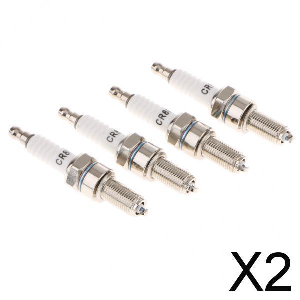 2x4x Motorcycle Standard Spark Plug CR9E CR8E CR8EB CR8EK CR8EVX CR8EIX B8RTC