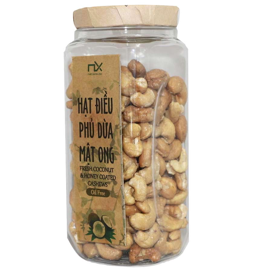 Hạt điều rang phủ Dừa và Mật ong Nam Xanh 280g