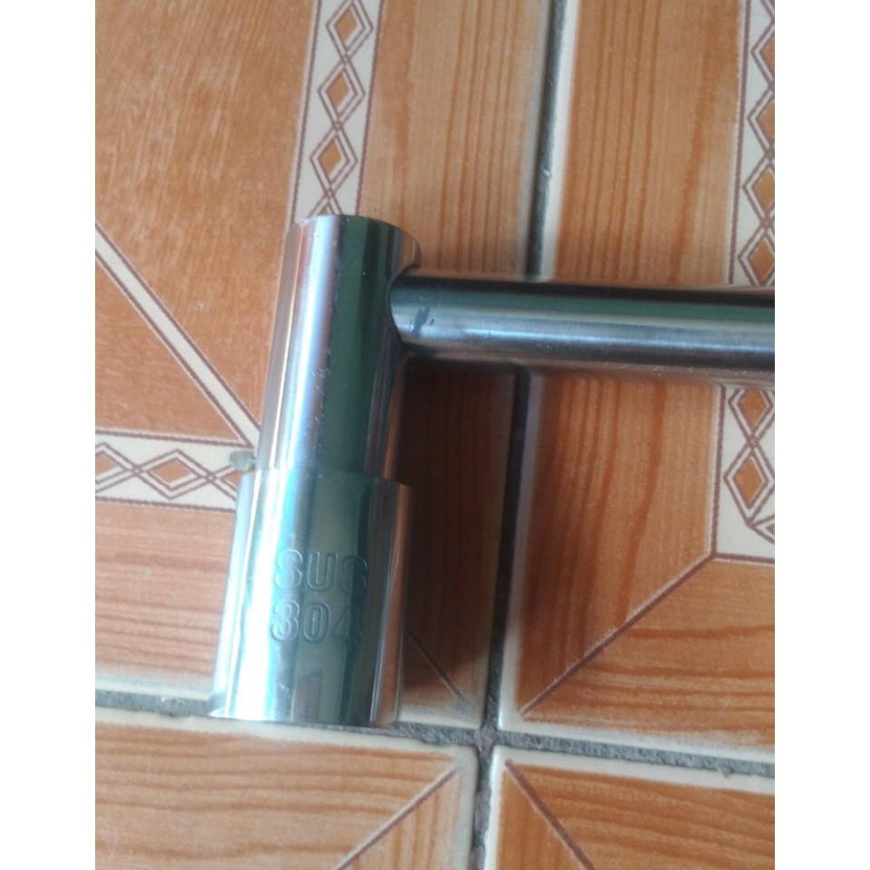 Máng khăn inox 304 đặc, Treo Khăn phòng tắm.