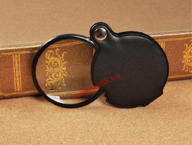 Kính lúp cầm tay mini 60mm chuyên dụng đọc sách, soi chữ nhỏ trên máy tính A85