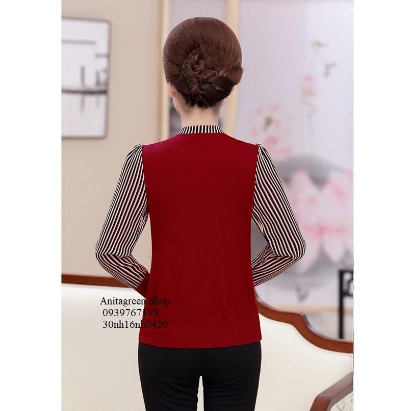 Nh160420-ÁO SƠ MI SỌC THẮT NƠ s-6xl